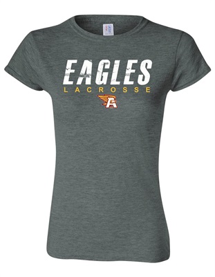 AHS Lacrosse Ladies Dark Grey T-Shirt - Orders due by Wednesday, March 13, 2024